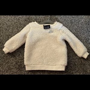 NIKE 6 month little girl Sherpa top